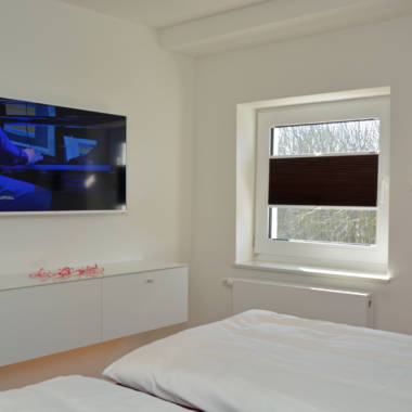 Ferienwohnung Weststrand Norderney Schlafzimmer