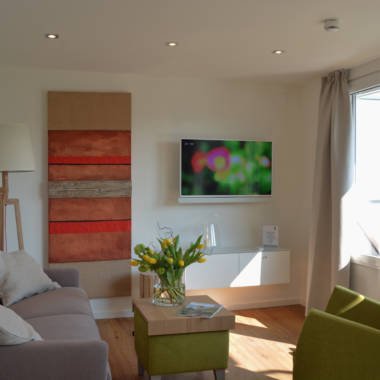 Ferienwohnung Weststrand Norderney Wohnbereich