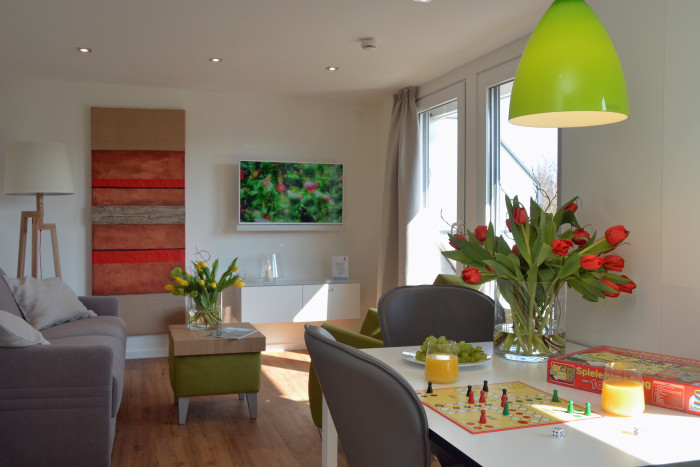 Ferienwohnung Weststrand Norderney Wohnbereich