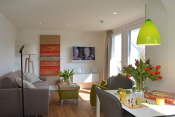 Ferienwohnung Weststrand Norderney Wohnbereich