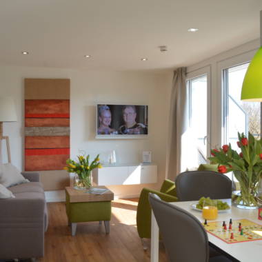Ferienwohnung Weststrand Norderney Wohnbereich