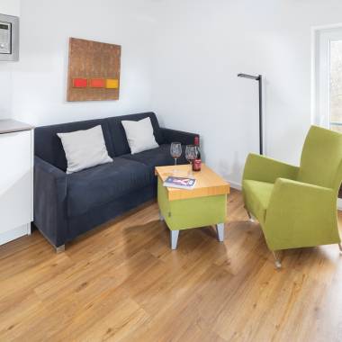 Inselblich_wohnz3 Wohnzimmer Ferienwohnung Inselblick Norderney