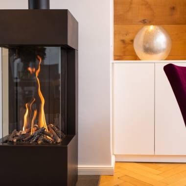 Norderney_wohnz5 Luxus Ferienwohnung Norderney Wohnbereich mit Kamin