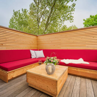 Dachterrasse Ferienwohnung Leuchtturm Norderney