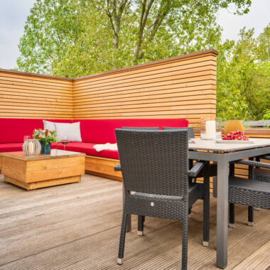 Dachterrasse Ferienwohnung Leuchtturm Norderney