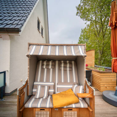 Dachterrasse Ferienwohnung Leuchtturm Norderney