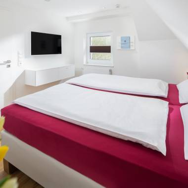 Ferienwohnung Weststrand Norderney Schlafzimmer