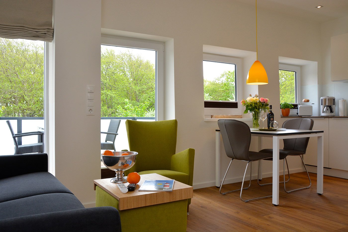 Storchennest Norderney Ferienwohnung Marienhoehe Wohnbereich 1