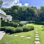 Weitläufige Gartenanlage im Storchennest auf Norderney